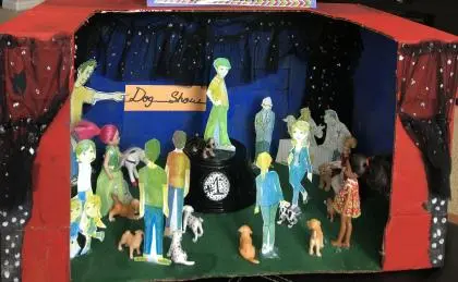 изображение модели, сделанной с помощью кукол