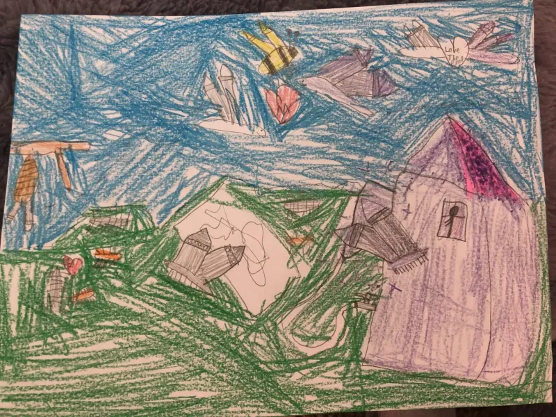 Красочный рисунок